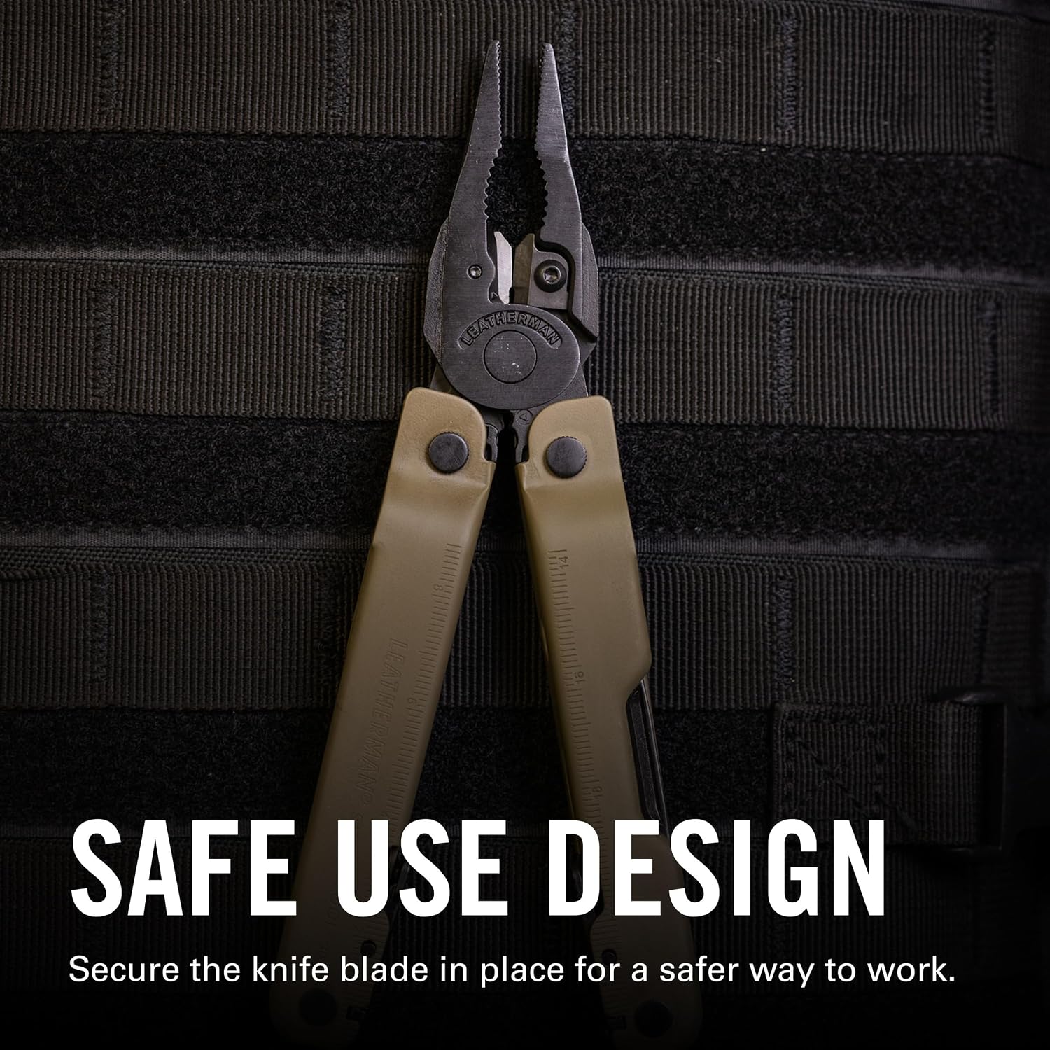 LEATHERMAN Super Tool 300, Replaceable Wire Cutters and Saw, Black