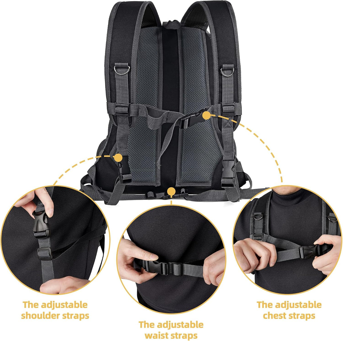 WOYYHO Pet Dog Carrier Backpack, Ventilated Small Dog Front Backpack