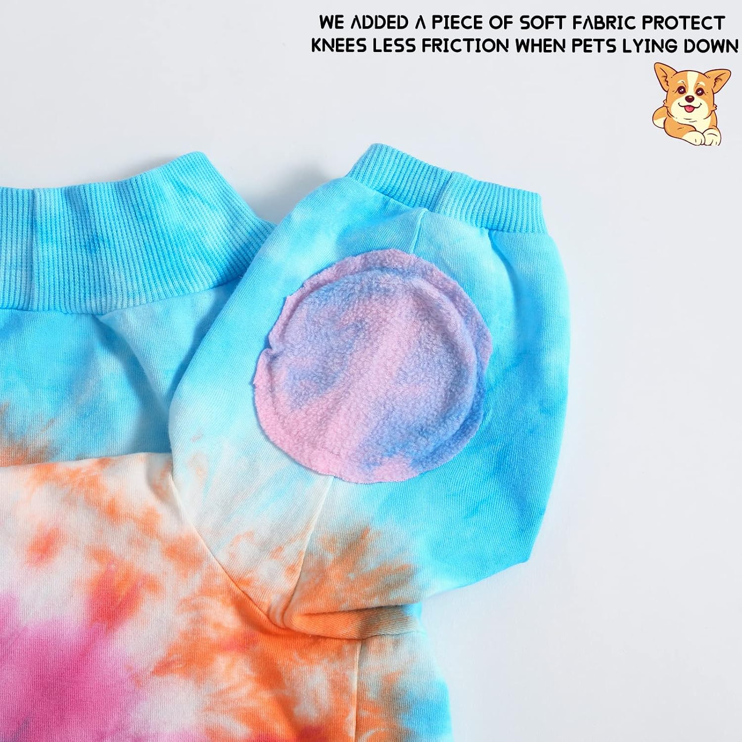 Dog Cotton Colorful Pink Orange T-Shirts Soft and Stretchy Dog Shirt Pajamas Pets Clothes for Extra Large Dogs(3XL PinkOrange)