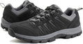 OL OUTJET LEGEND Men's Waterproof Hiking Shoes Leather Comfortable Lightweight Anti-Slip Outdoor Walking Work Sneakers