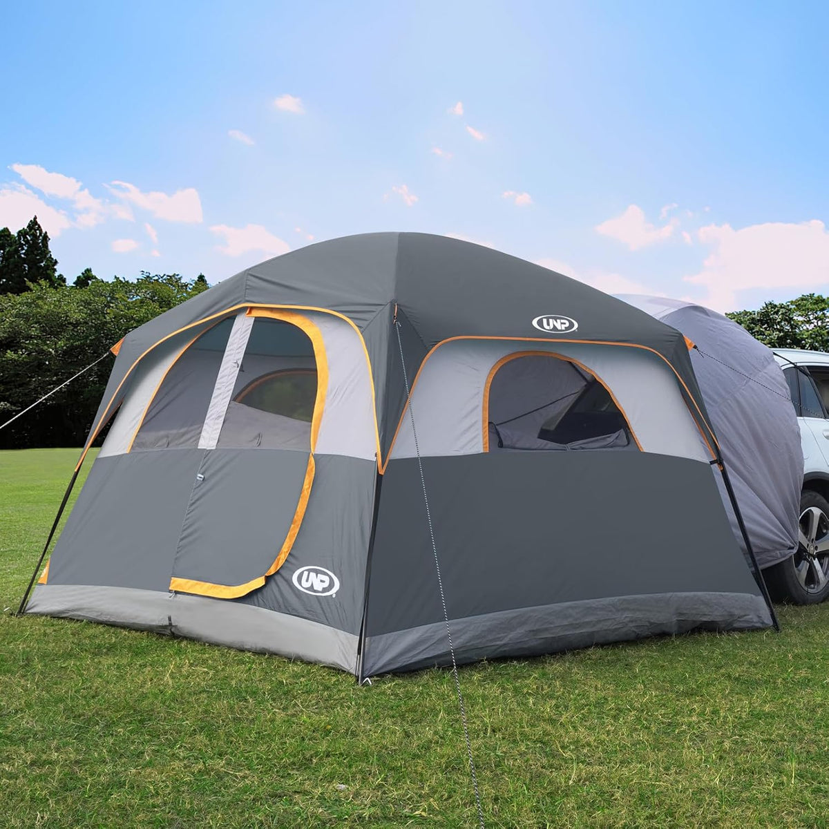 UNP SUV Tents for Camping 6 Person Car Camping Tailgate Tent for Outdoor