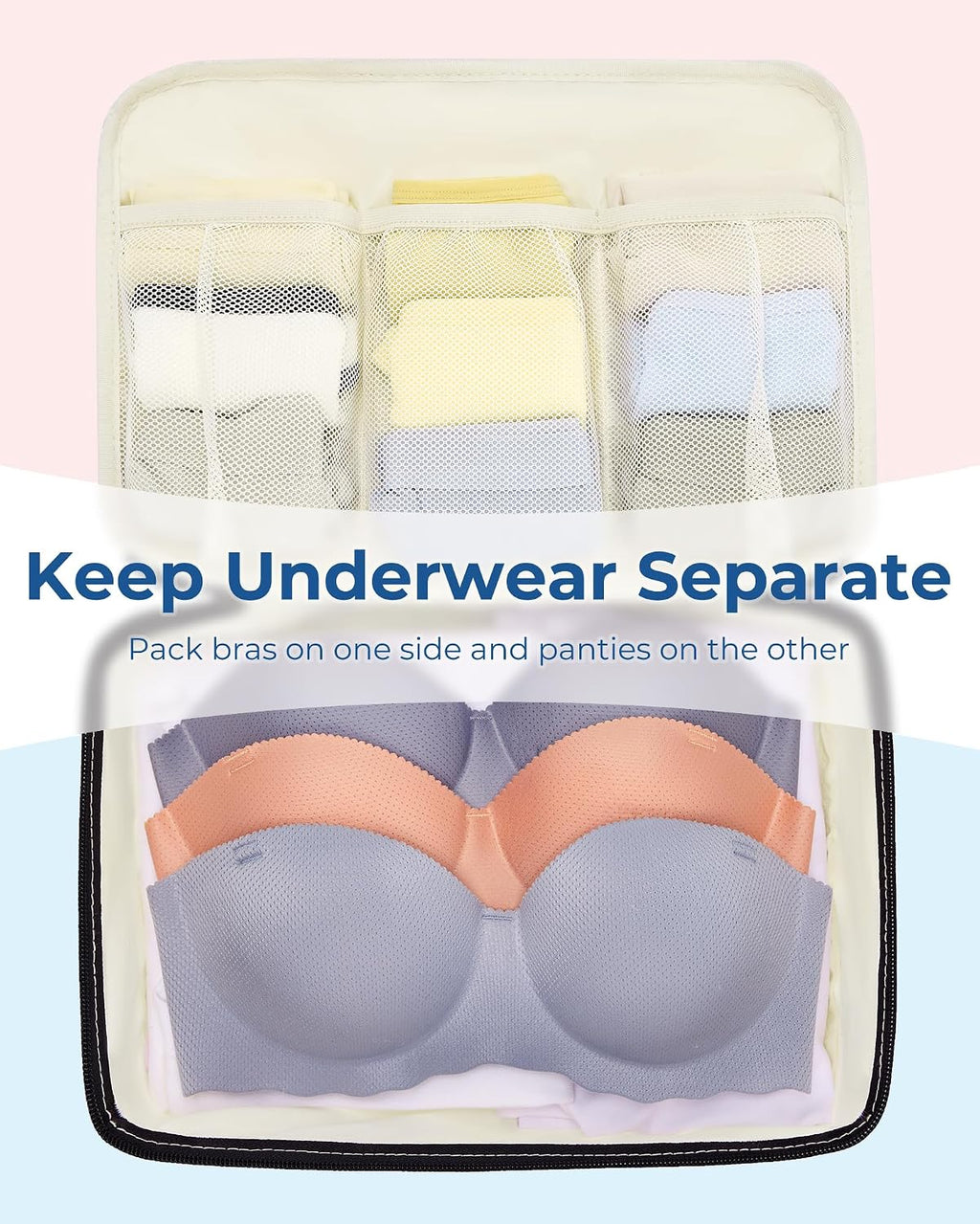 BAGSMART Compression Packing Cubes, Lightweight Travel Essentials