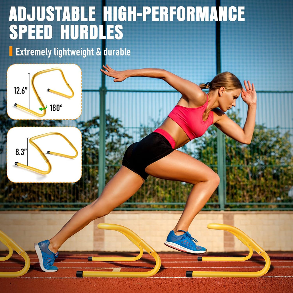 Agility Ladder, Agility Speed Training Equipment Set, 20ft Speed Ladder