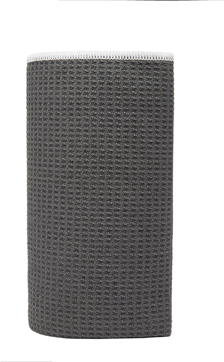 Shandali Hot Yoga Towel - Mat-Sized, Microfiber, Super Absorbent, Anti-Slip, Injury Free, 24" x 72" - Best Bikram Yoga Towel - Exercise, Fitness, Pilates Gear