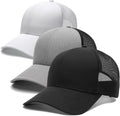 FURTALK Mens Trucker Hat Structured Mesh Baseball Cap Adjustable Classic