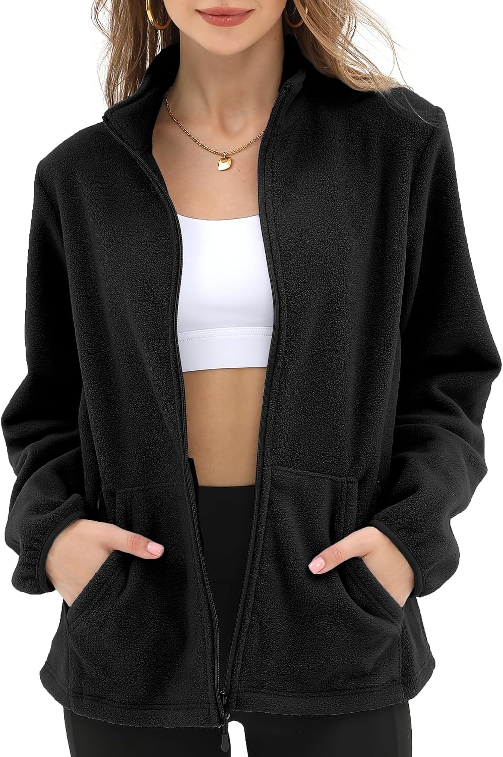 Argstar Women's Fleece Jacket 6 Pockets (XS-2XL)