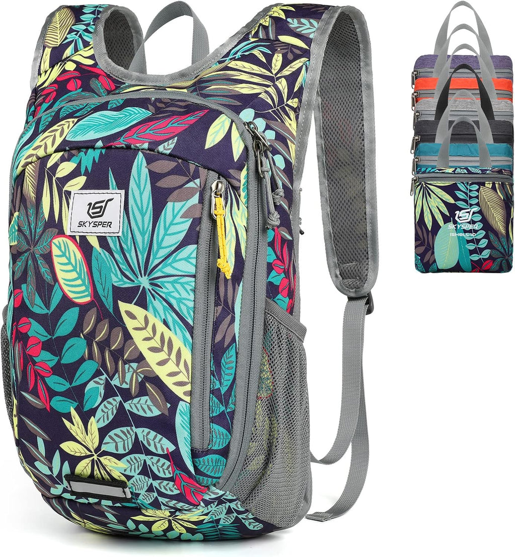SKYSPER Small Daypack 10L Hiking Backpack Packable Lightweight Travel Day Pack for Women Men