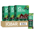 IQBAR Clean Protein Bars, Low Sugar Keto, Chocolate Mint Chip 36-Count