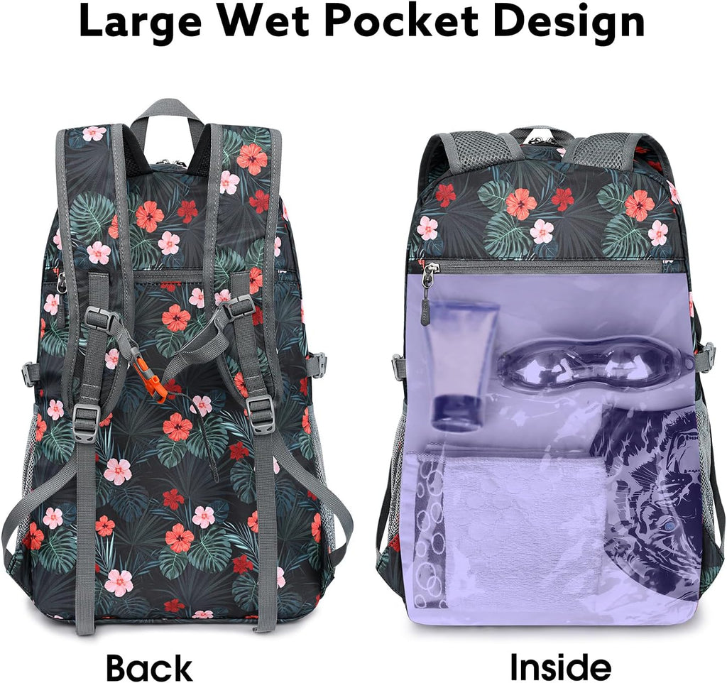G4Free 40L Lightweight Packable Hiking Backpack, Waterproof Travel Daypack