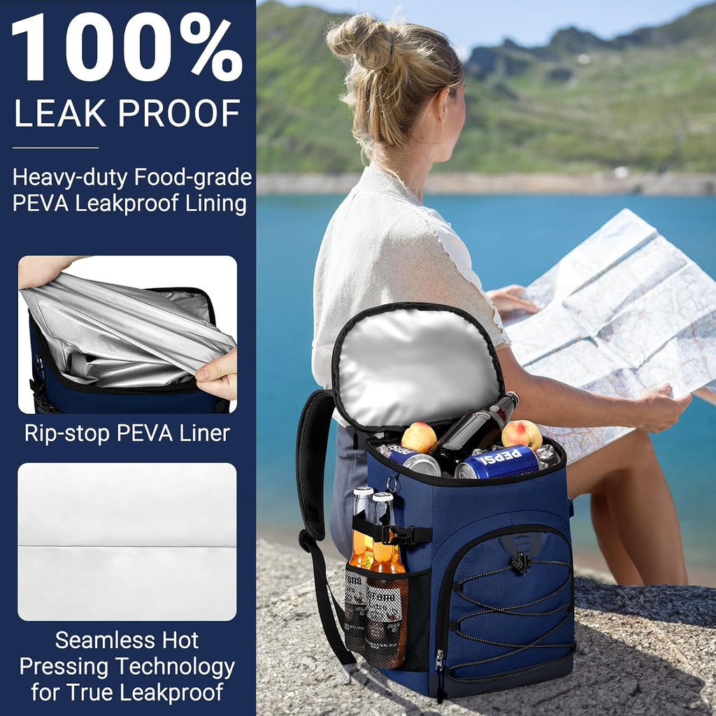 Cooler Backpack, Soft Leak Proof Backpack Coolers for Men Women