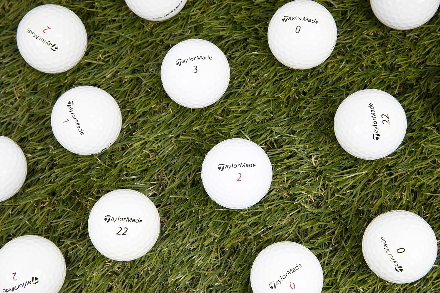 Clean Green Golf Balls - 48 Recycled Used Golf Balls for TaylorMade Golf Balls - Good Condition for Men