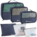 Champion Packing Cubes for Travel - 6 Piece Organizer Set, Carry-On Ready
