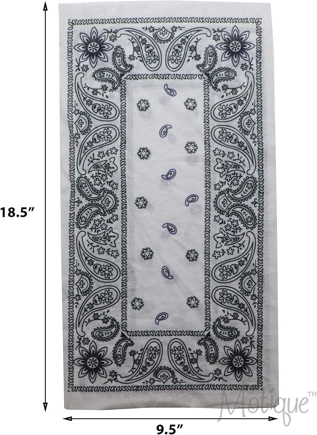 Set of 3 Paisley Bandana Neck Gaiter Tube Headwear Motorcycle Face Scarf
