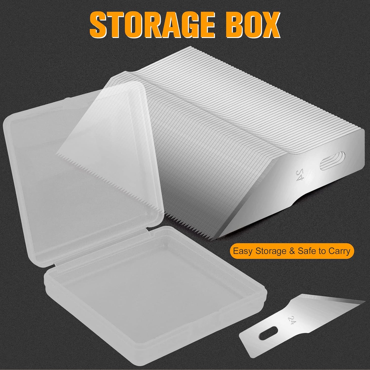 JETMORE 100 Pack Exacto Knife Blades #24, Craft Knife Blades Hobby & Craft