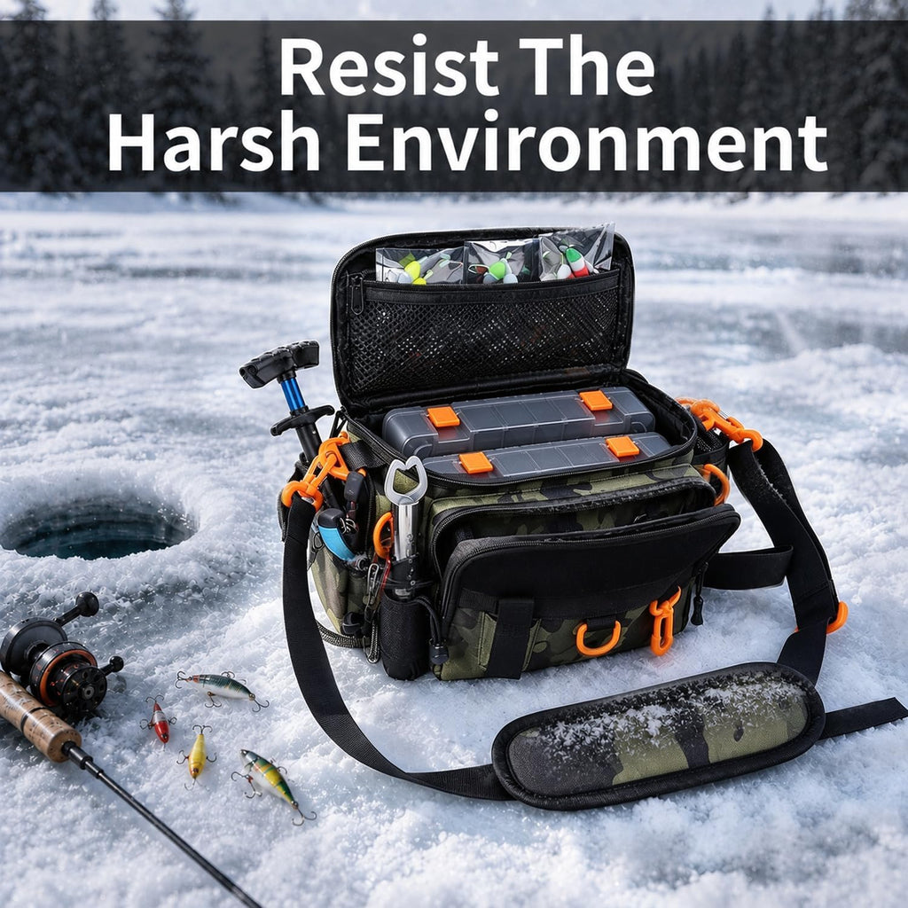 Fishing Tackle Storage Bag with Tackle Box&Tool,Gifts for Men(Green)