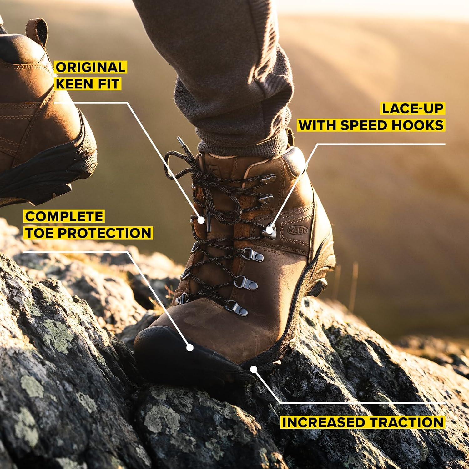 KEEN Men's Pyrenees Mid Height Waterproof Hiking Boots