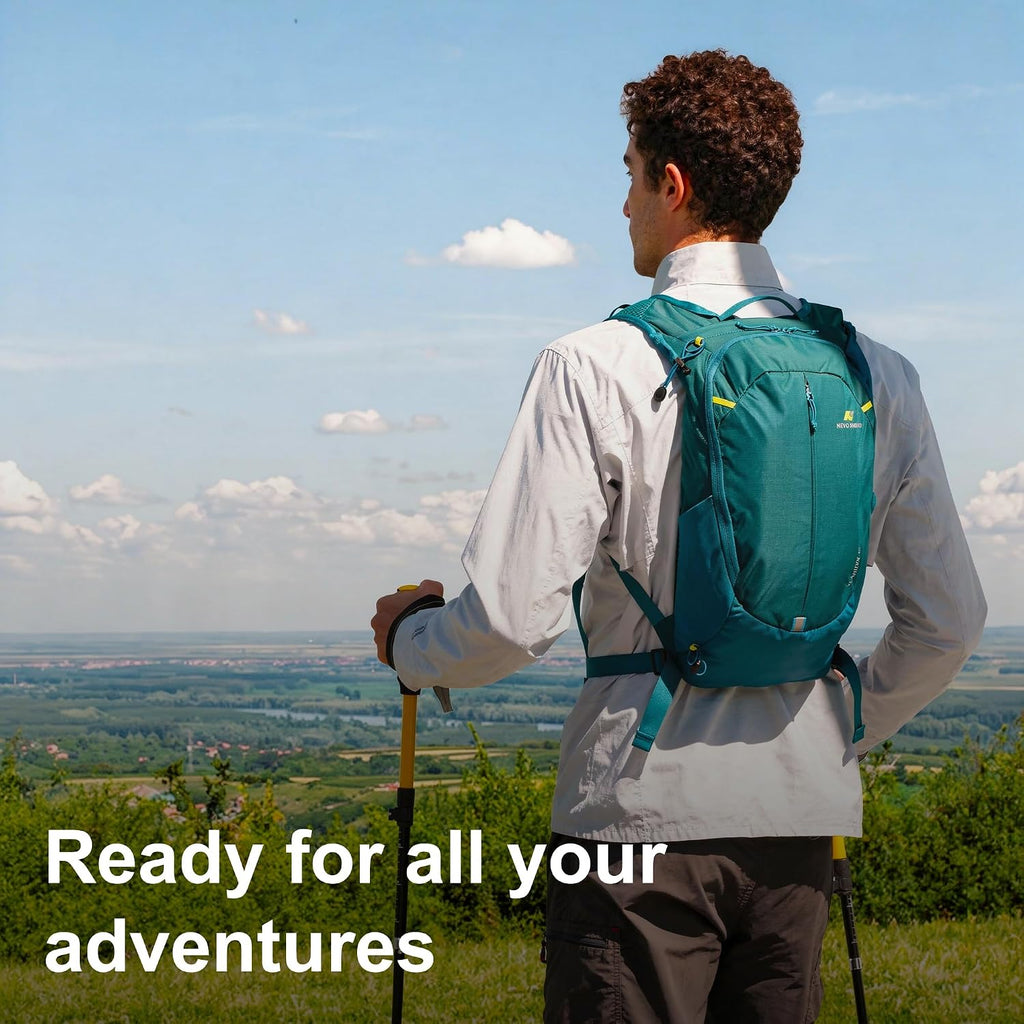 N NEVO RHINO Hiking Backpack, 10L Lightweight Daypack for Men Women