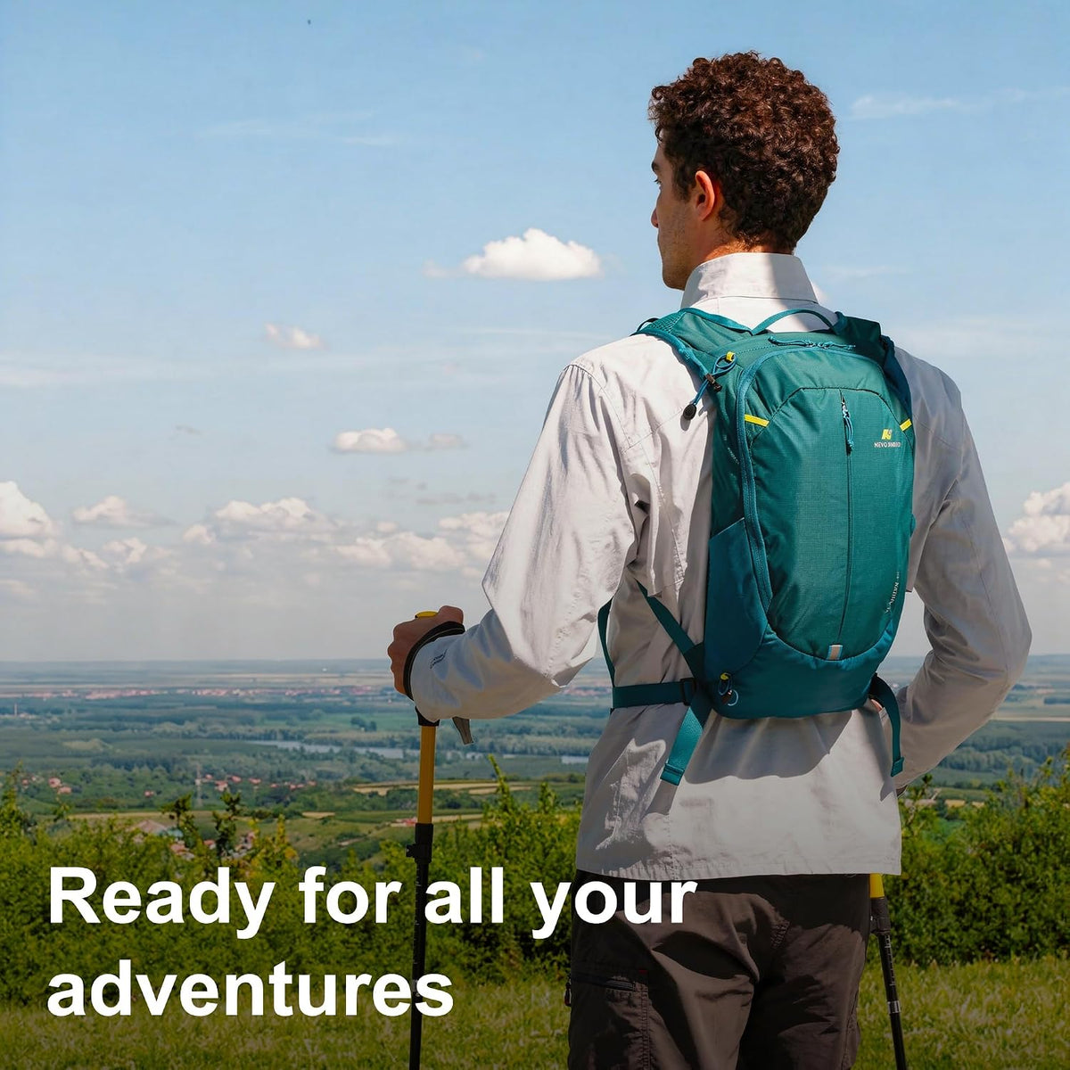 N NEVO RHINO Hiking Backpack, 10L Lightweight Daypack for Men Women