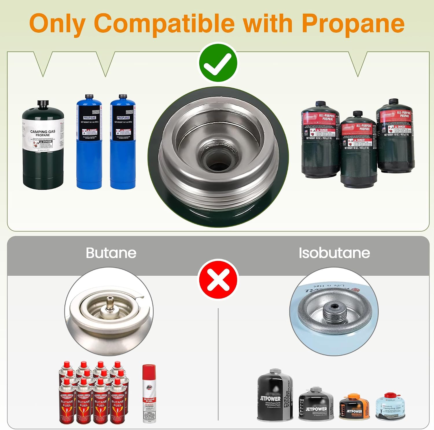 ODSD 2 Burner Camping Stove with Windshield, 20000 BTU Propane Camp Stove, Portable Folding Gas Stove, Camping Essentials Gear Includes Frying Pan, Coffee Stand & Carry Bag, Green