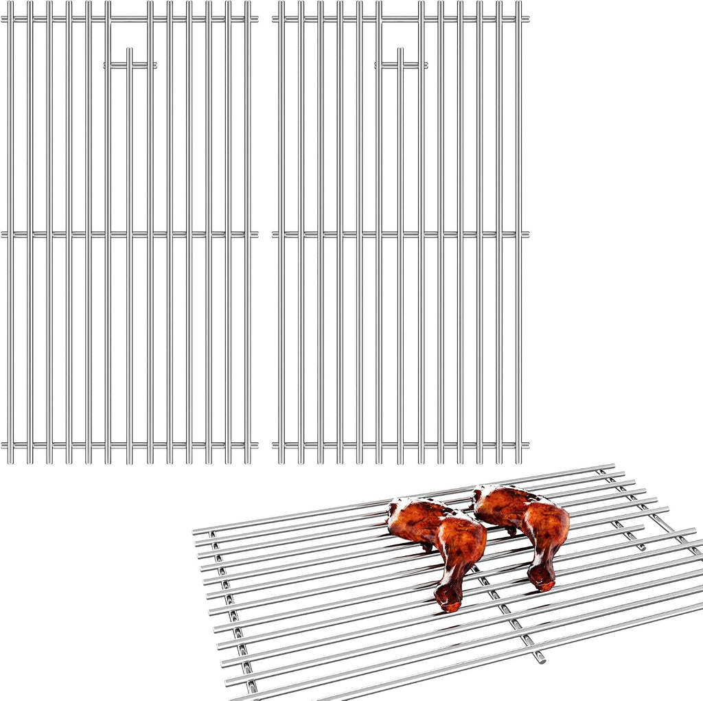 28.5" Wx17 D Grill Grates,Stainless Steel Charbroil Grill Replacement Parts,3Pack