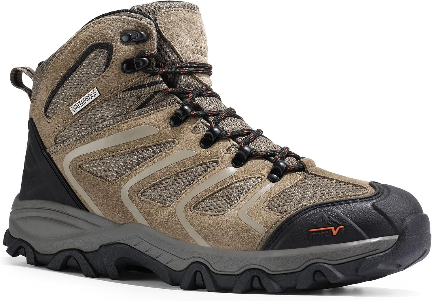 NORTIV 8 Men's Ankle High Waterproof Hiking Boots