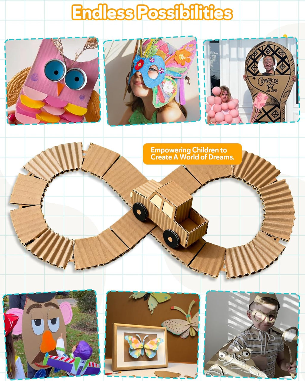 Cardboard Cutter for Kids, Safe DIY Cardboard Tool Kit
