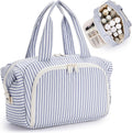 Narwey Travel Toiletry Bag for Women, Large Makeup Cosmetic Organizer Bag