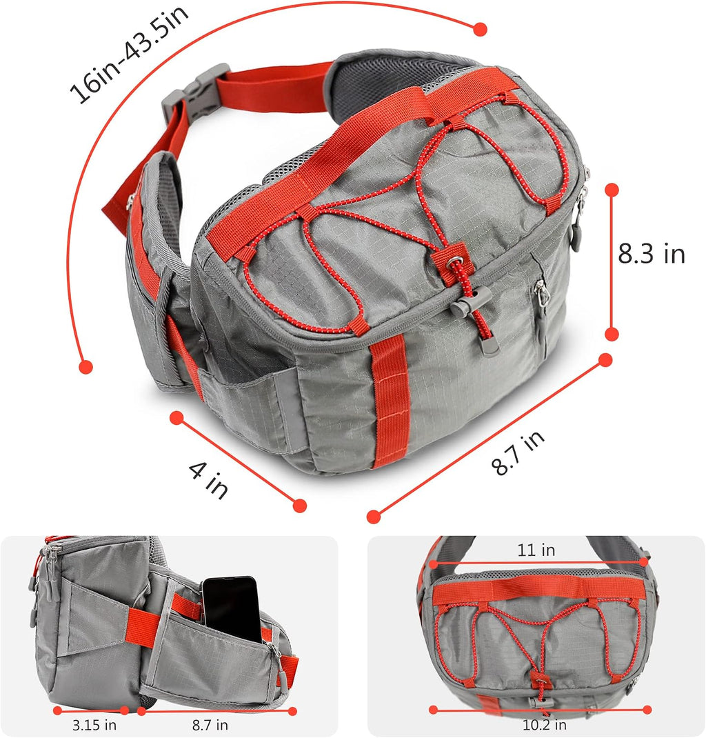 Reflective Hydration Backpack, Hydration Pack - Water Backpack with 2L Hydration Bladder, Essential for Festivals - Rave Hydration Pack for Hiking, Running, Cycling, and Festivals