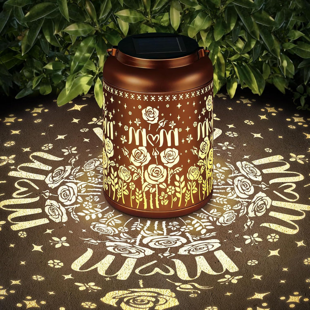 Mothers Day Gifts Butterfly Solar Lanterns Garden Decor Birthday Gifts for Women Mom Grandma Hanging Solar Lights Outdoor Waterproof Decoration for Outside LED Lanterns for Yard Patio Lawn