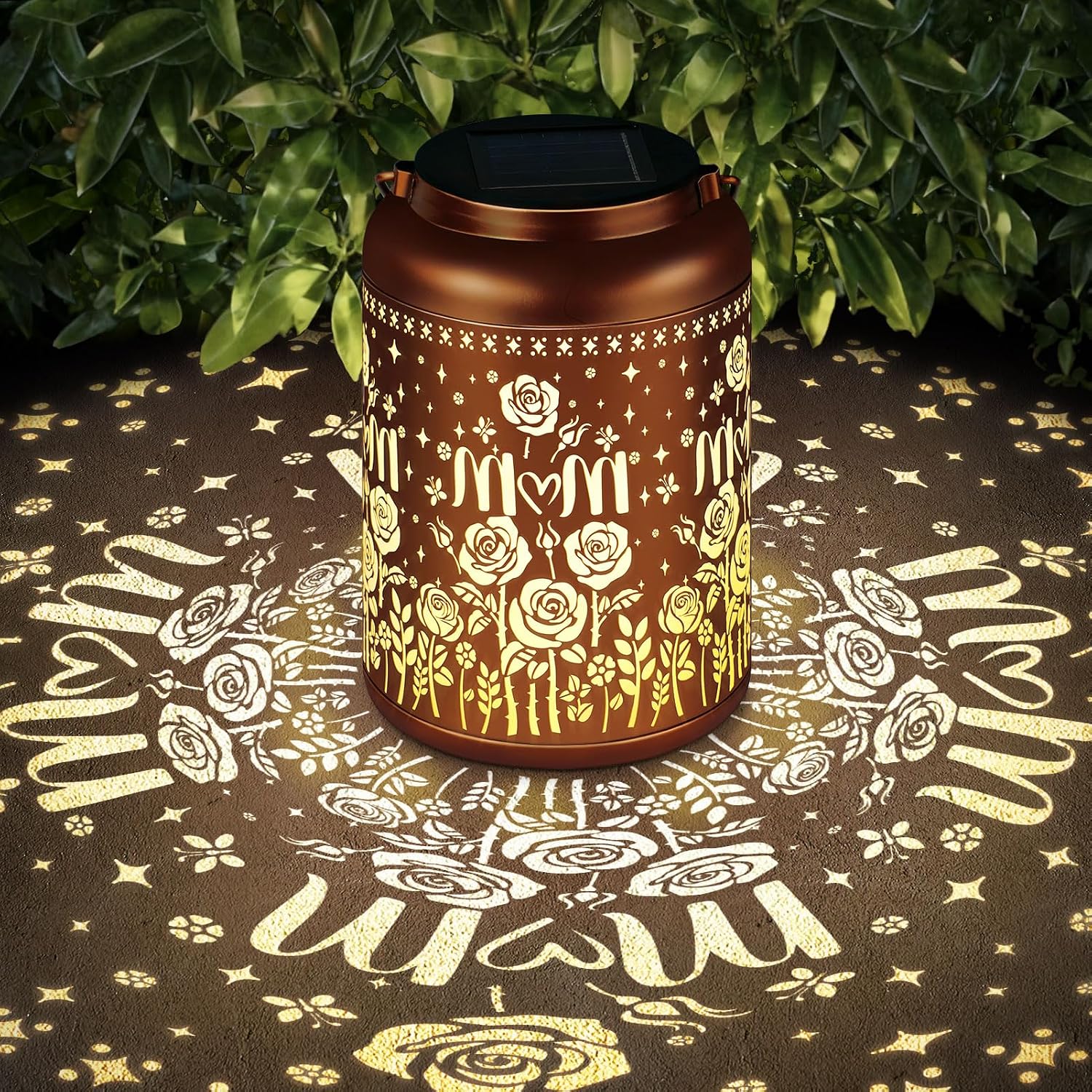 Mothers Day Gifts Butterfly Solar Lanterns Garden Decor Birthday Gifts for Women Mom Grandma Hanging Solar Lights Outdoor Waterproof Decoration for Outside LED Lanterns for Yard Patio Lawn