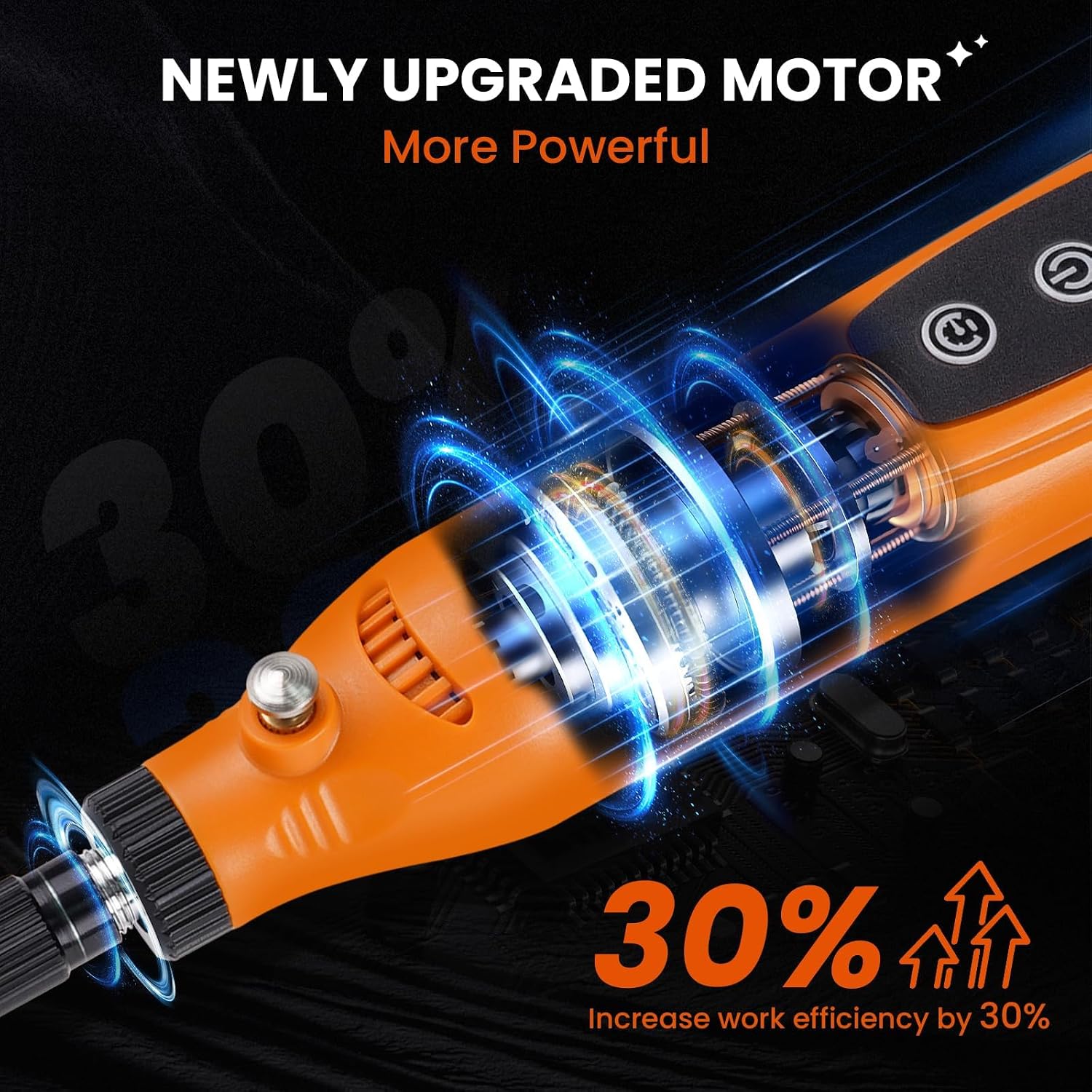 HARDELL Mini Cordless Rotary Tool,4V 5Speed 42pcs Mini Drill DIY Craft Tool