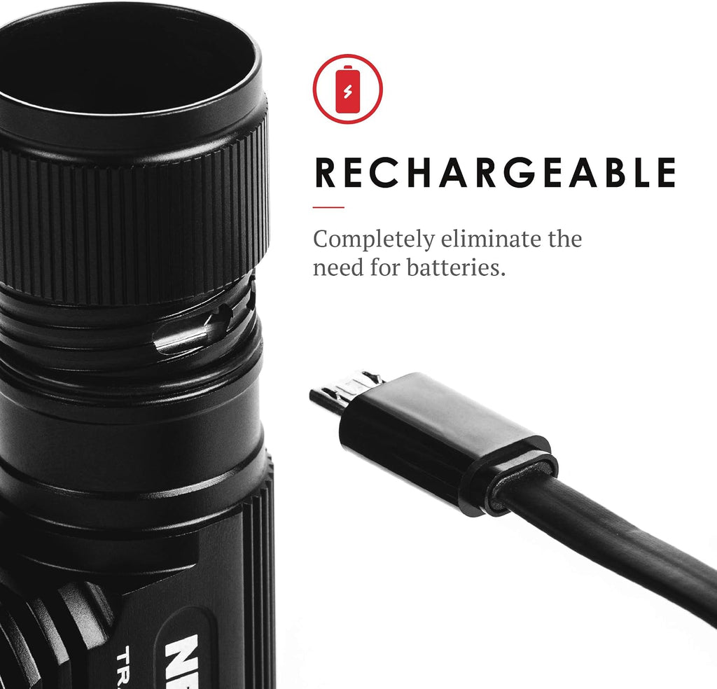 NEBO Transcend Rechargeable Headlamp | 1000 Lumens, 5 Light Modes, Detachable Magnetic Work Light, Water Resistant, Bright LED Headlight for Hiking & Camping, Includes USB Charging Cable