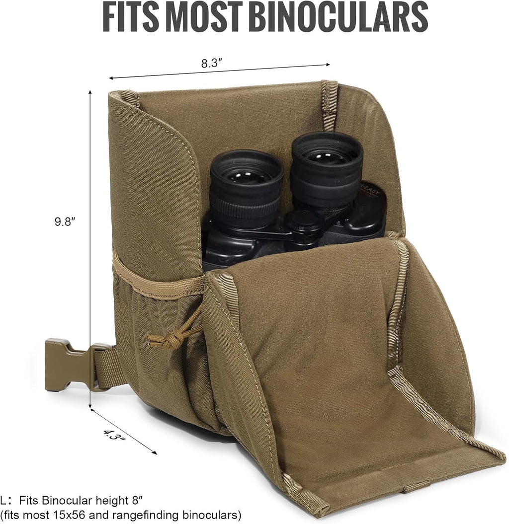 VISMIX Binocular Harness with Rain Cover for Hunting Hiking Shooting