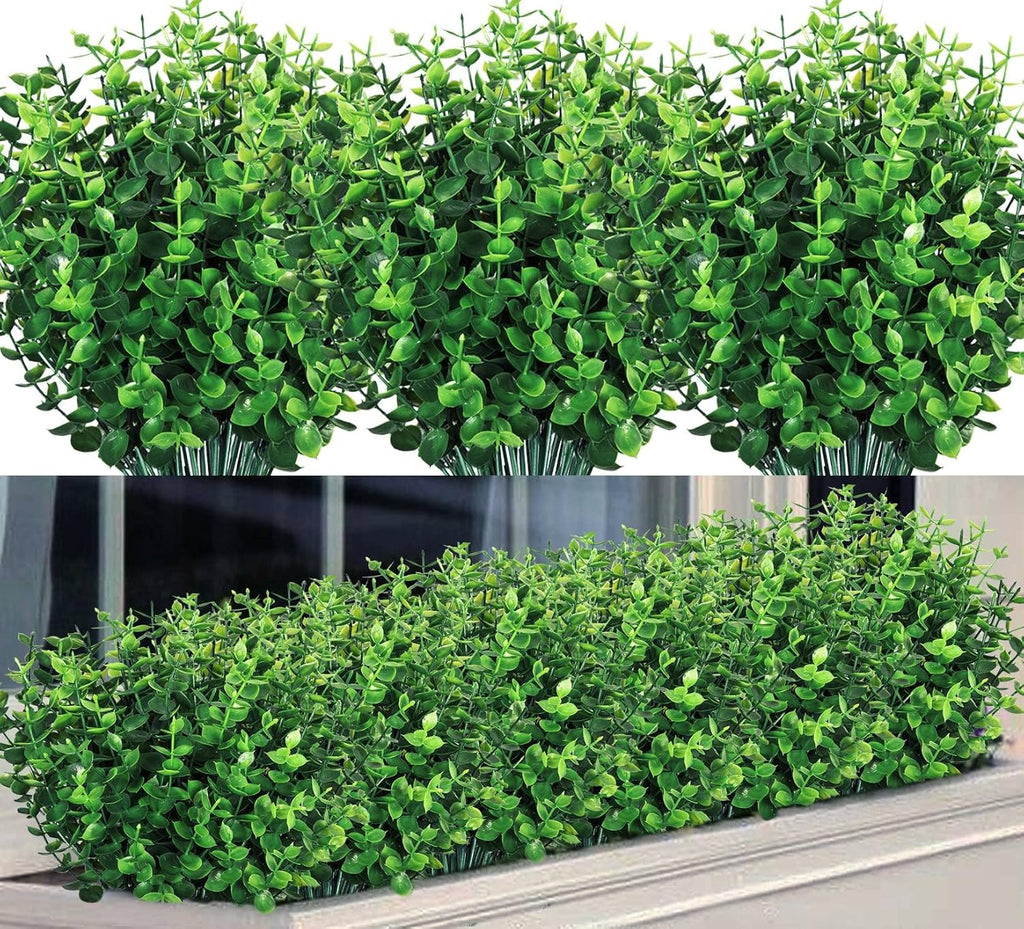 Ouddy Decor 24 Bundles Artificial Greenery Stems Fake Plants Outdoor Decor