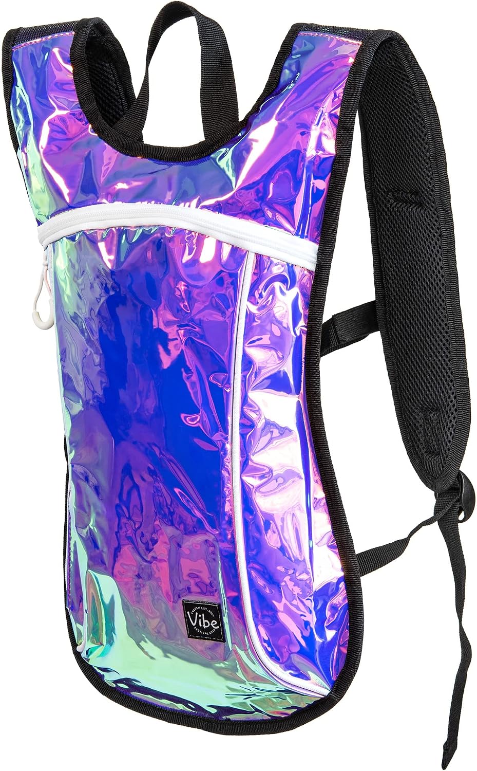 Vibe Festival Gear Rave Hydration Pack Backpack with 2L Water Bladder for Women Men – Festival Hydropack, Hydro Pack, Leak Proof, Lightweight – Teens, Party, Hiking, Running, Outdoor Sports
