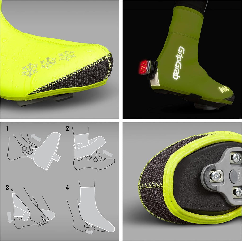 GripGrab Arctic Waterproof Deep Winter Road Bike Cycling Overshoes