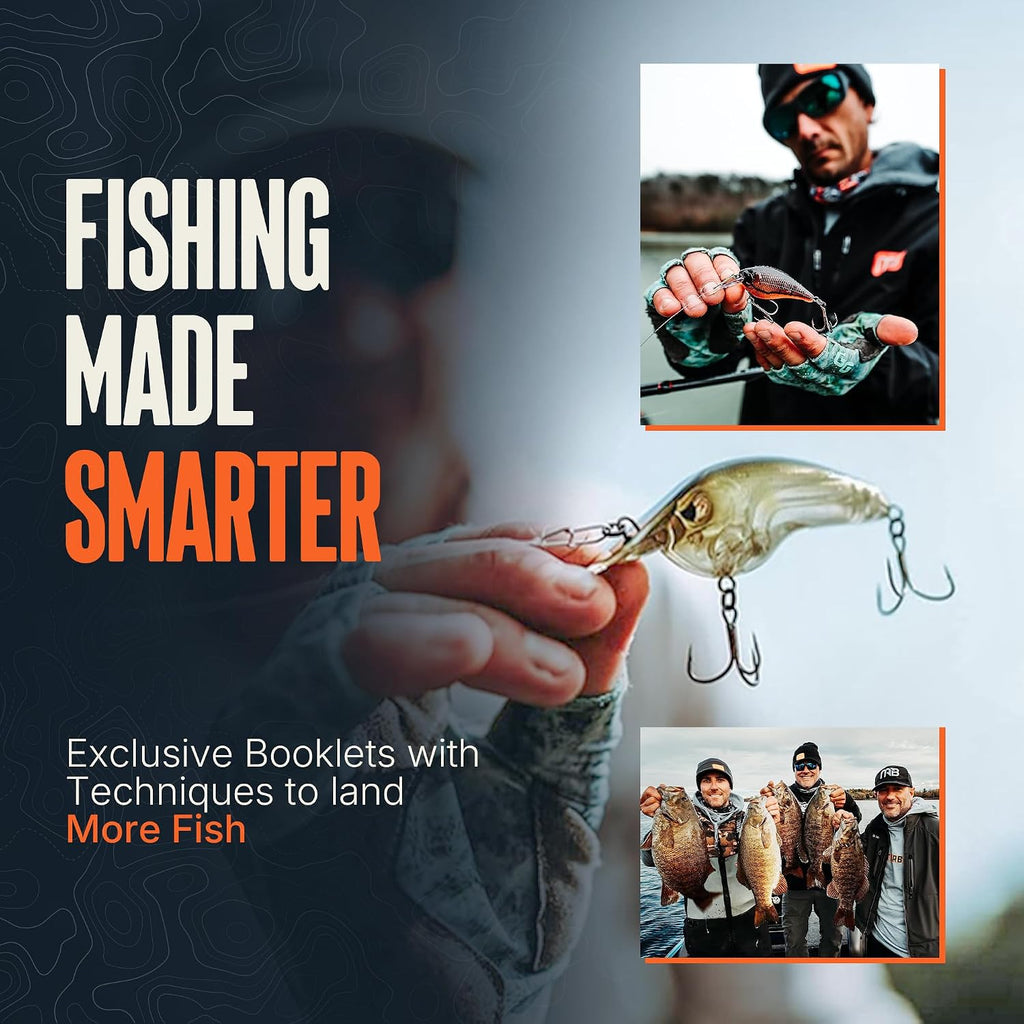 MONSTERBASS Fishing Mystery Box, Freshwater Bass Fishing Kit with 7+ Lures