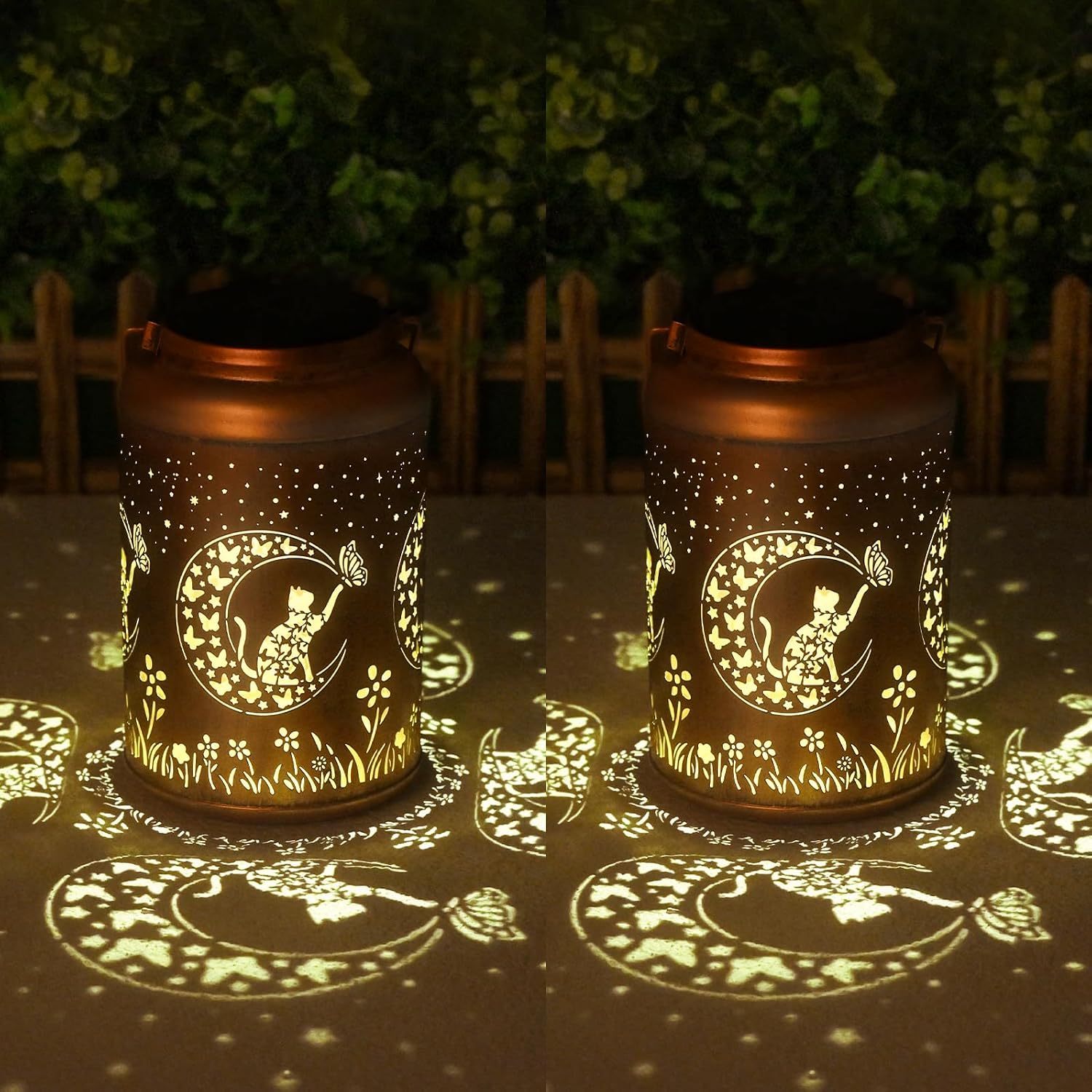 Cawalap Birthday Day Gifts for Women, Hummingbird 2 Pack Solar Lanterns