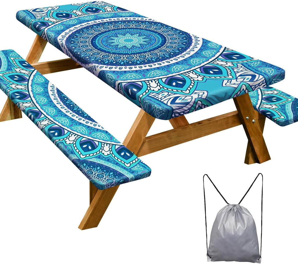 Play Tailor Picnic Table Cover Bench Covers Camping Essentials Tablecloth