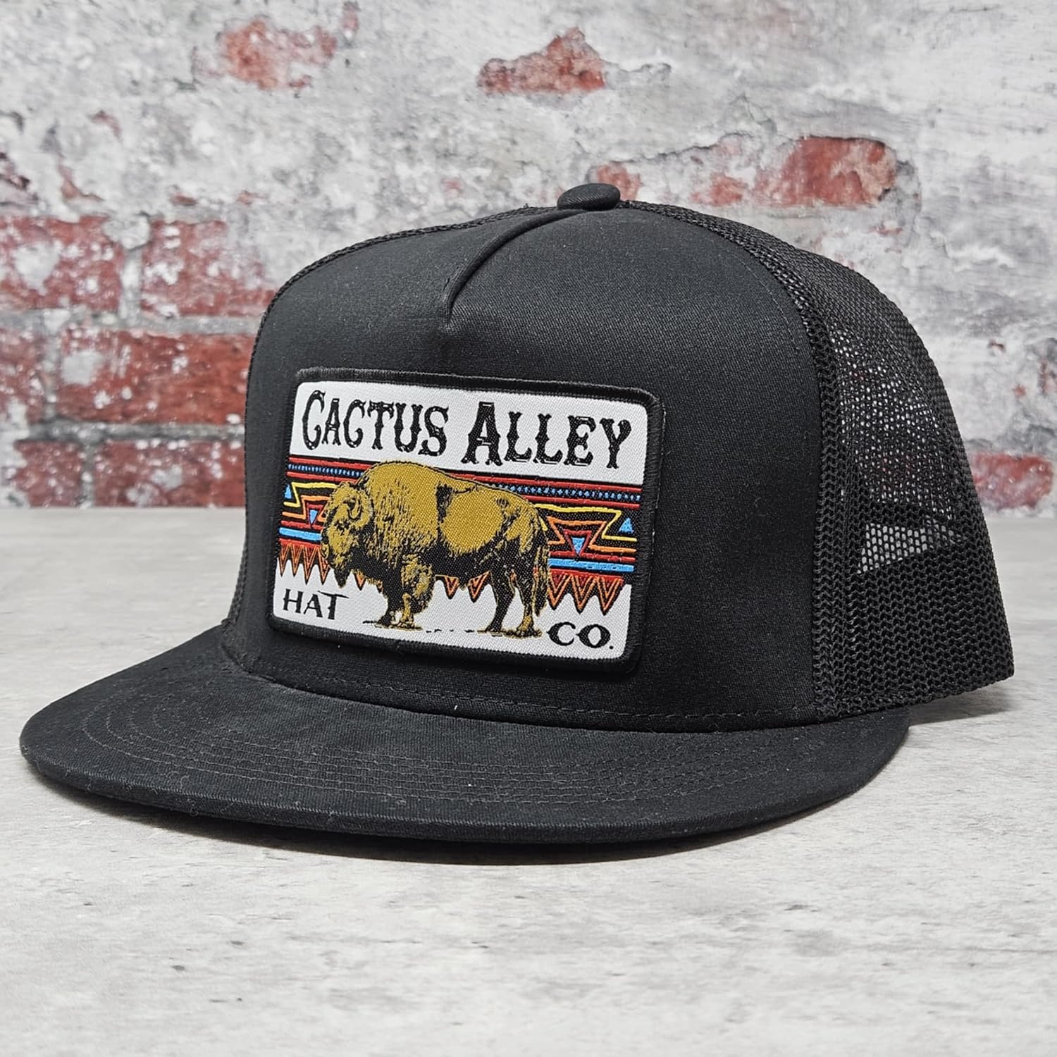 CACTUS ALLEY HAT CO. Western Lifestyle Texas Ranch Rodeo Inspired Adjustable Snapback Patch Hat