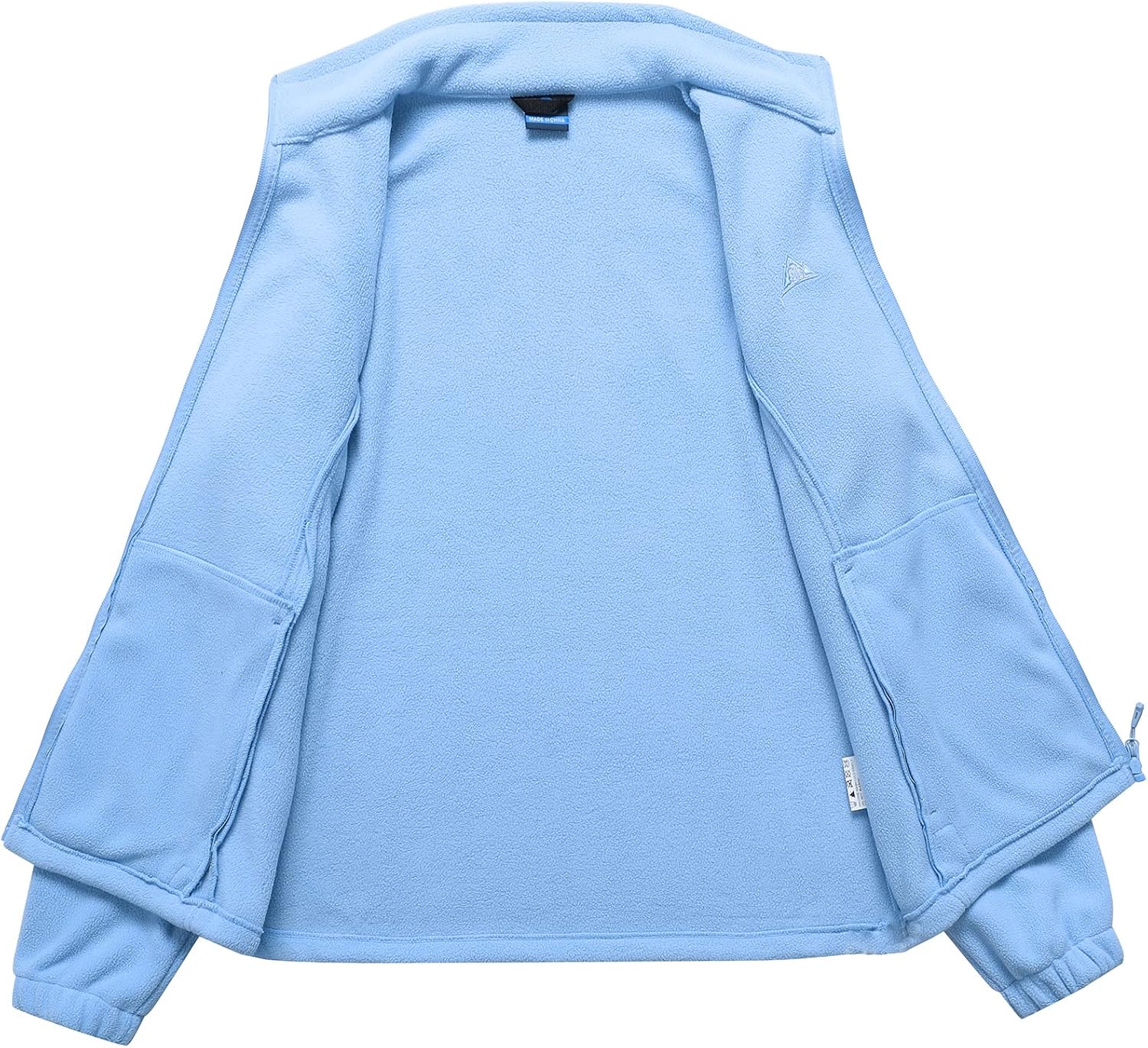 GIMECEN Women's Full Zip Soft Polar Fleece Jacket Outdoor Recreation Coat