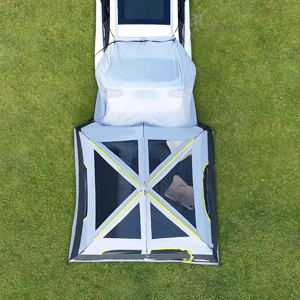 UNP SUV Tents for Camping 6 Person Car Camping Tailgate Tent for Outdoor