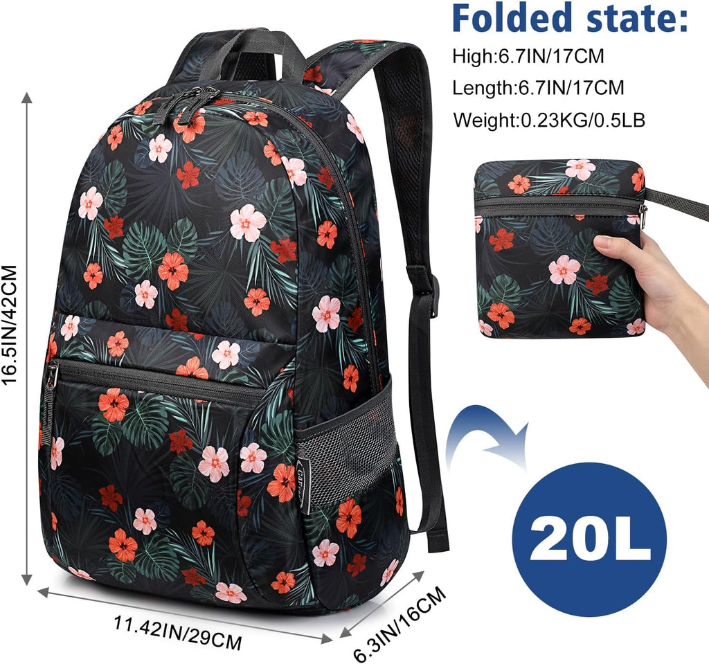 G4Free 20L Small Foldable Ultralight Waterproof Backpack for Camping Hiking Cycling Men Women