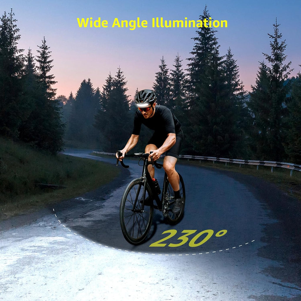 Lepro LED Rechargeable Headlamp Motion Sensor 230°Wide Beam Waterproof