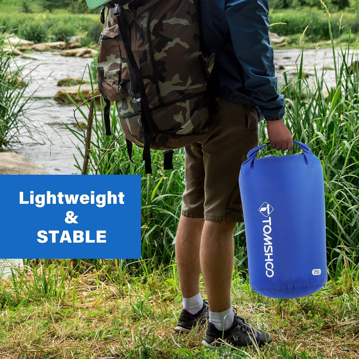 TOMSHOO 3-Pack/5-Pack Dry Bag Lightweight Waterproof