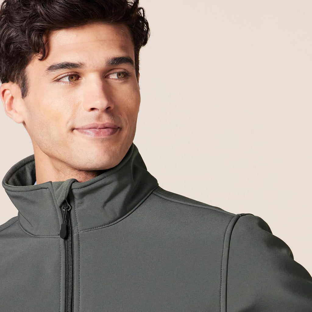 Amazon Essentials Men's Water-Resistant Softshell Jacket