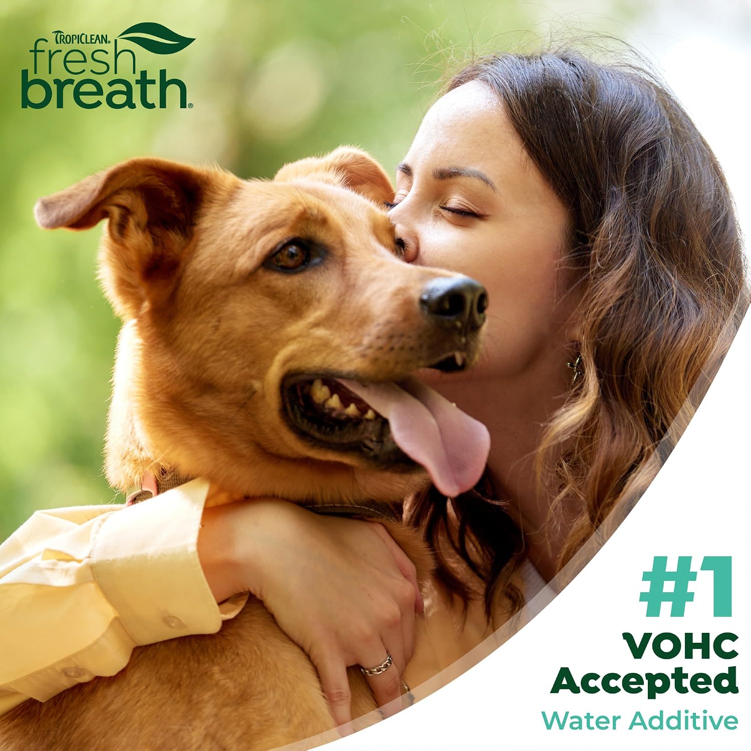 TropiClean Fresh Breath Water Additive for Dogs, Dog Breath Freshener, 16oz