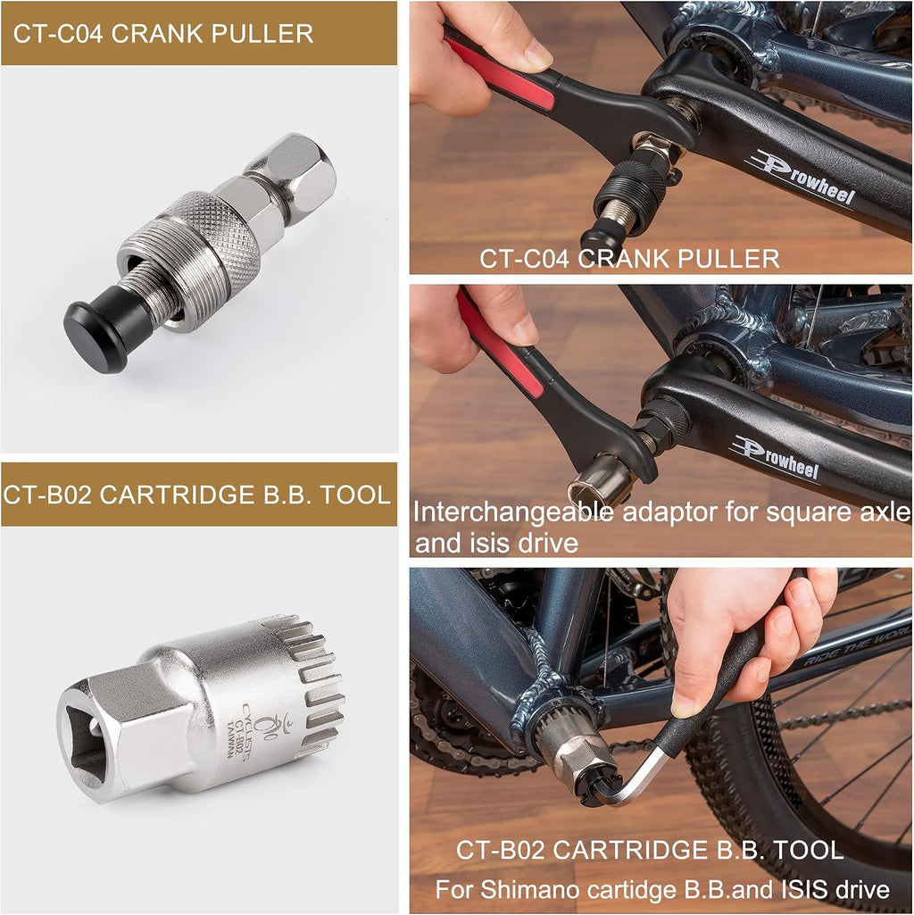 7 Piece Bike Tool Kit - Bike Tools Maintenance Repair Kit