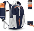 CROSS GEAR 16L Foldable Hiking Backpack, RFID Protection, Lightweight Waterproof Daypack, Packable Backpacks for Women Men, Small Hiking Daypack for Camping Travel Outdoor, Navy Blue