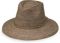 Wallaroo Hat Company – Women’s Malibu Fedora – Wide Brim Natural Fiber Sun Hat with Adjustable Sizing for Medium Crown Sizes